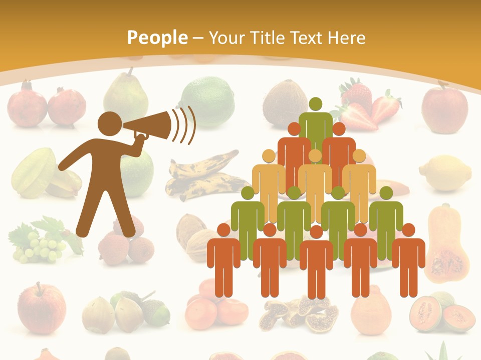 Collection Tangelo Fruit Grapes PowerPoint Template