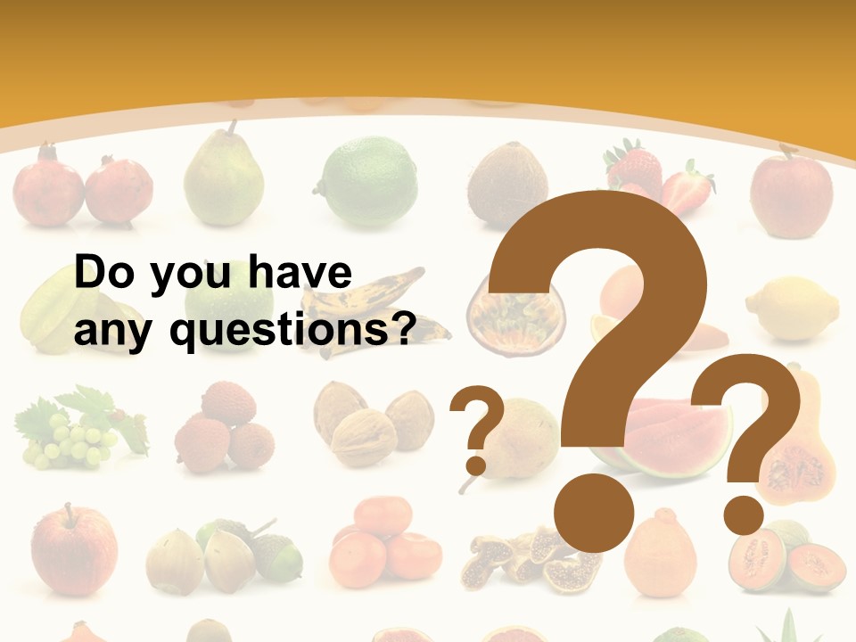 Collection Tangelo Fruit Grapes PowerPoint Template