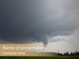 Rotation Environment Torrential Rain PowerPoint Template