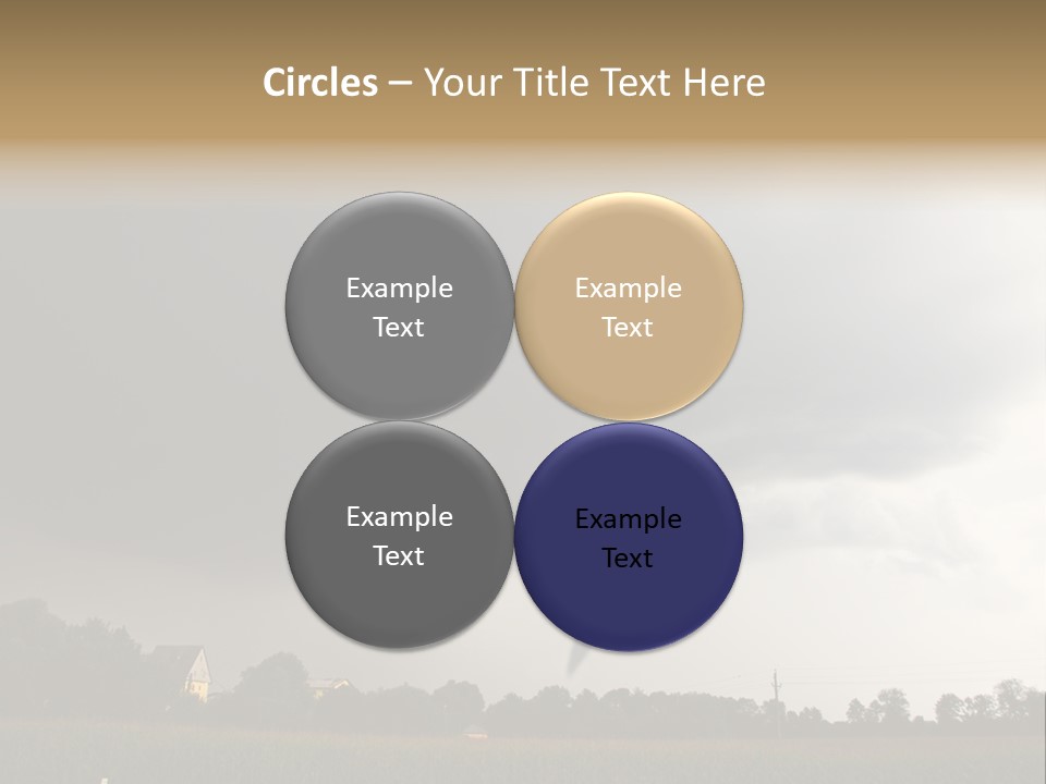 Rotation Environment Torrential Rain PowerPoint Template