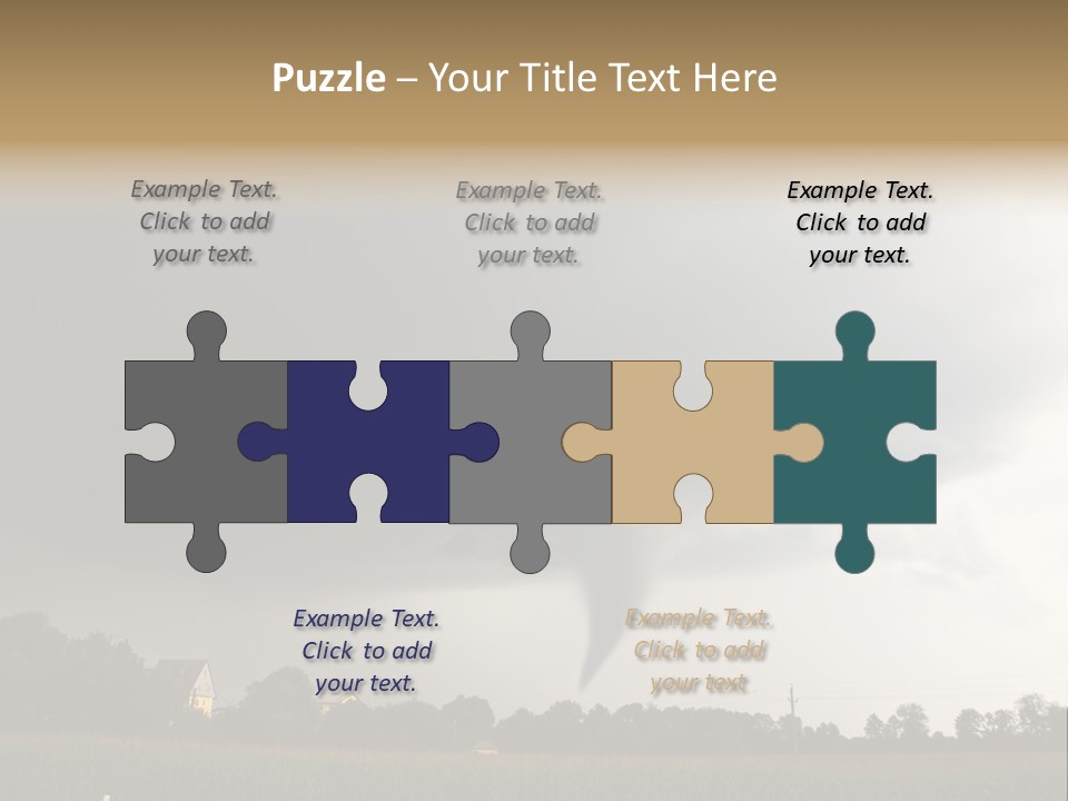 Rotation Environment Torrential Rain PowerPoint Template