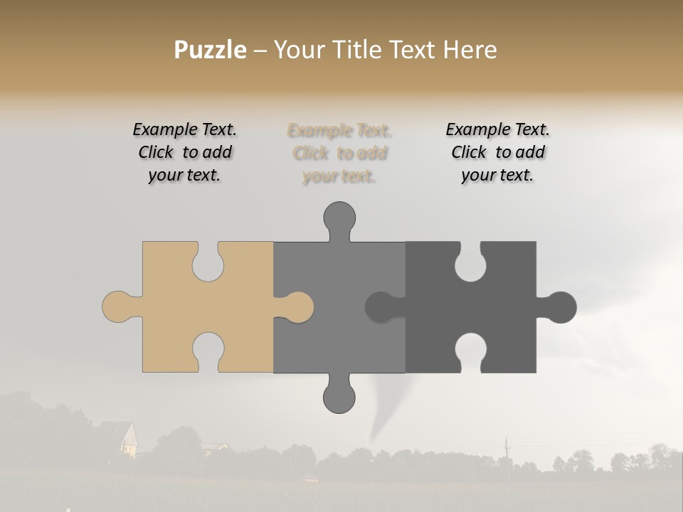 Rotation Environment Torrential Rain PowerPoint Template