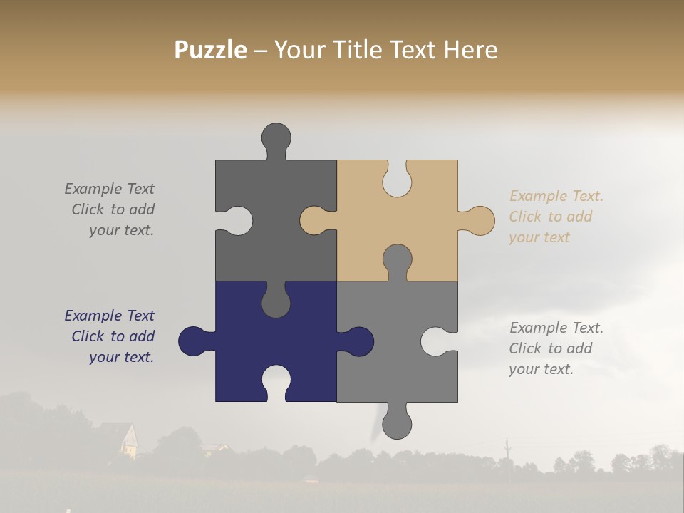Rotation Environment Torrential Rain PowerPoint Template