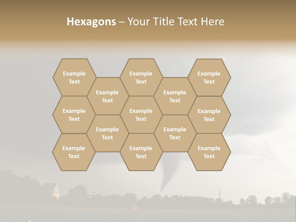 Rotation Environment Torrential Rain PowerPoint Template
