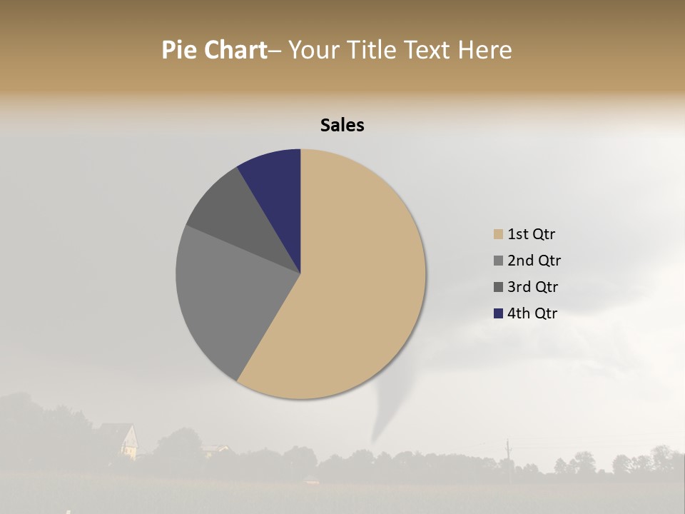 Rotation Environment Torrential Rain PowerPoint Template