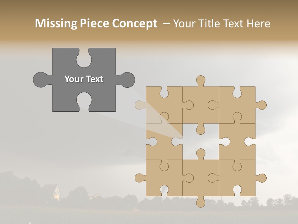 Rotation Environment Torrential Rain PowerPoint Template