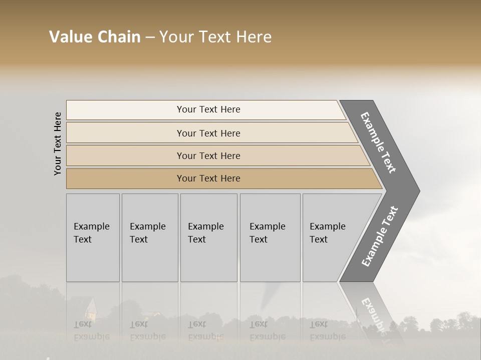 Rotation Environment Torrential Rain PowerPoint Template