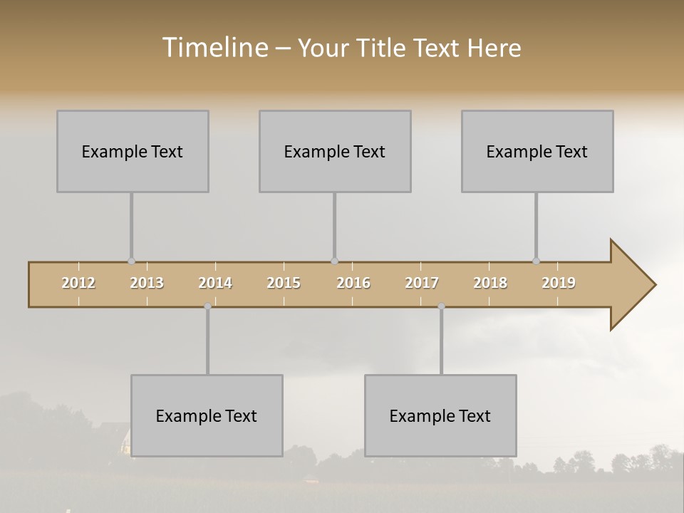 Rotation Environment Torrential Rain PowerPoint Template