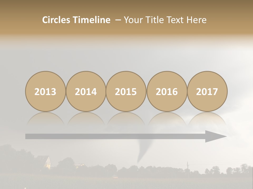 Rotation Environment Torrential Rain PowerPoint Template