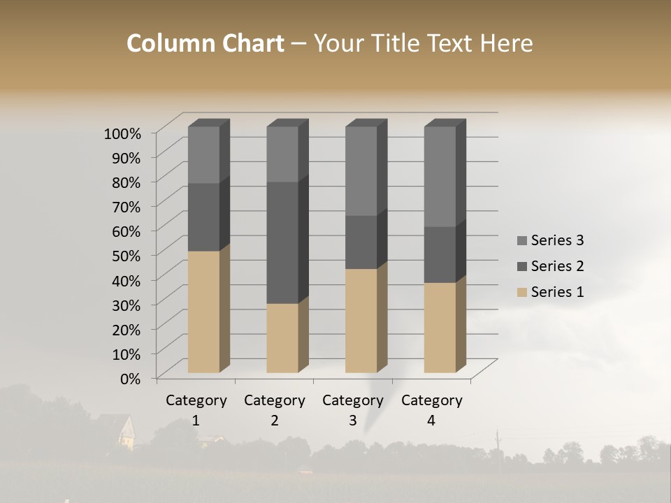 Rotation Environment Torrential Rain PowerPoint Template