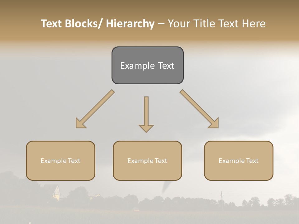 Rotation Environment Torrential Rain PowerPoint Template