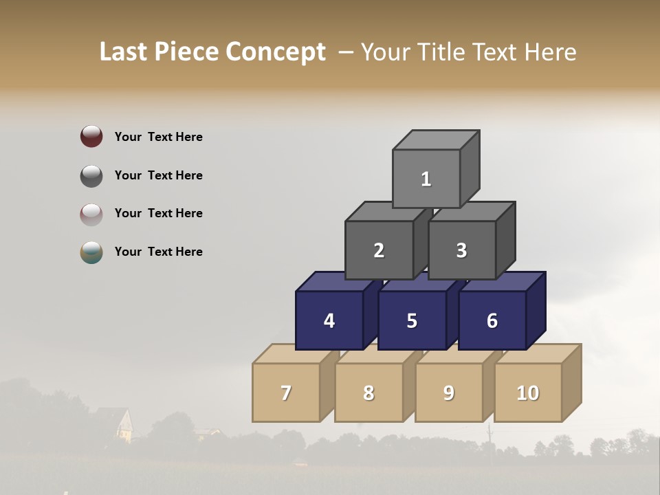 Rotation Environment Torrential Rain PowerPoint Template