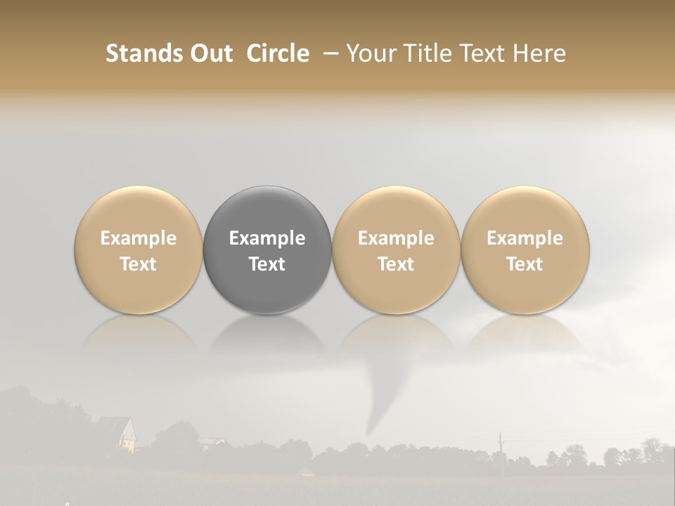 Rotation Environment Torrential Rain PowerPoint Template