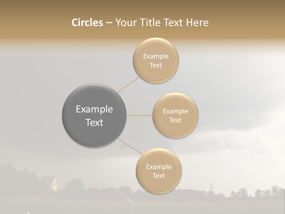 Rotation Environment Torrential Rain PowerPoint Template
