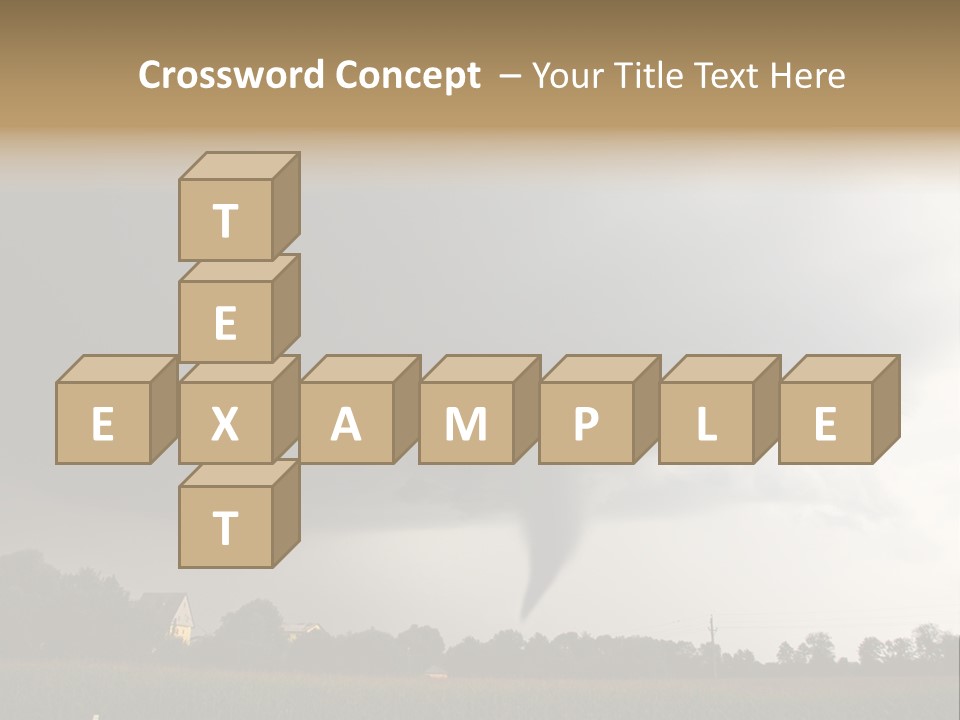 Rotation Environment Torrential Rain PowerPoint Template