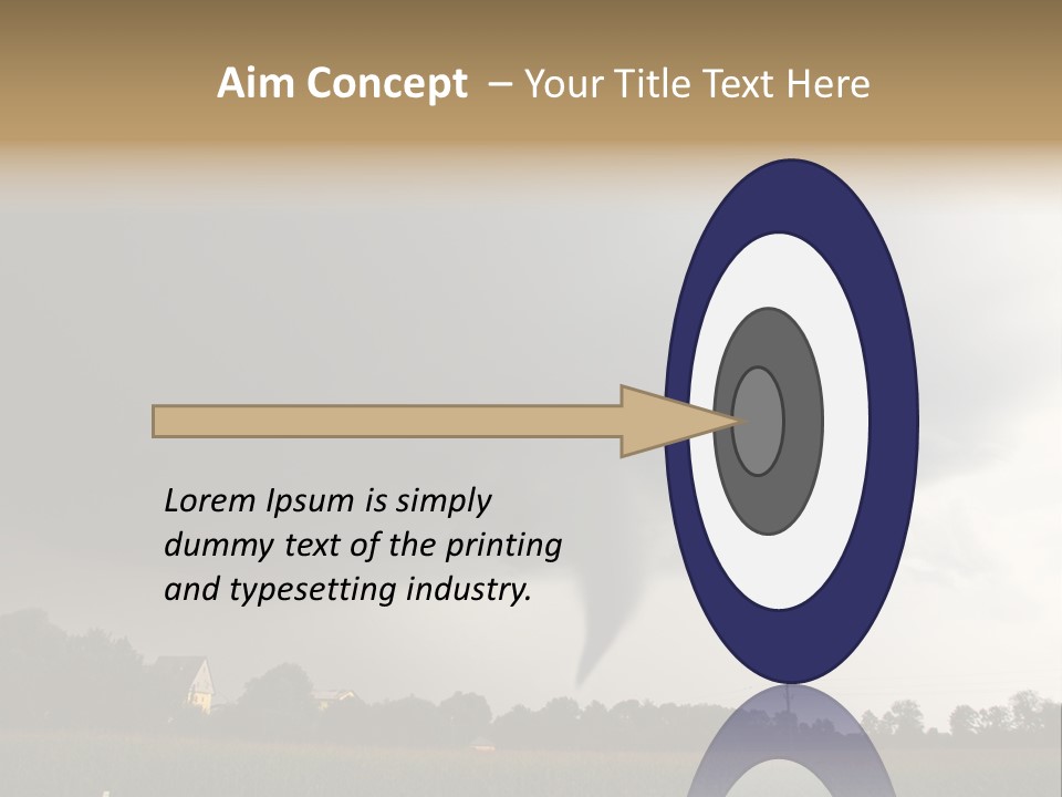 Rotation Environment Torrential Rain PowerPoint Template