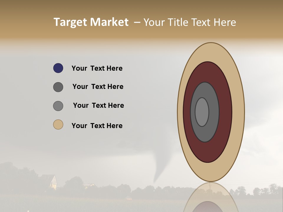 Rotation Environment Torrential Rain PowerPoint Template