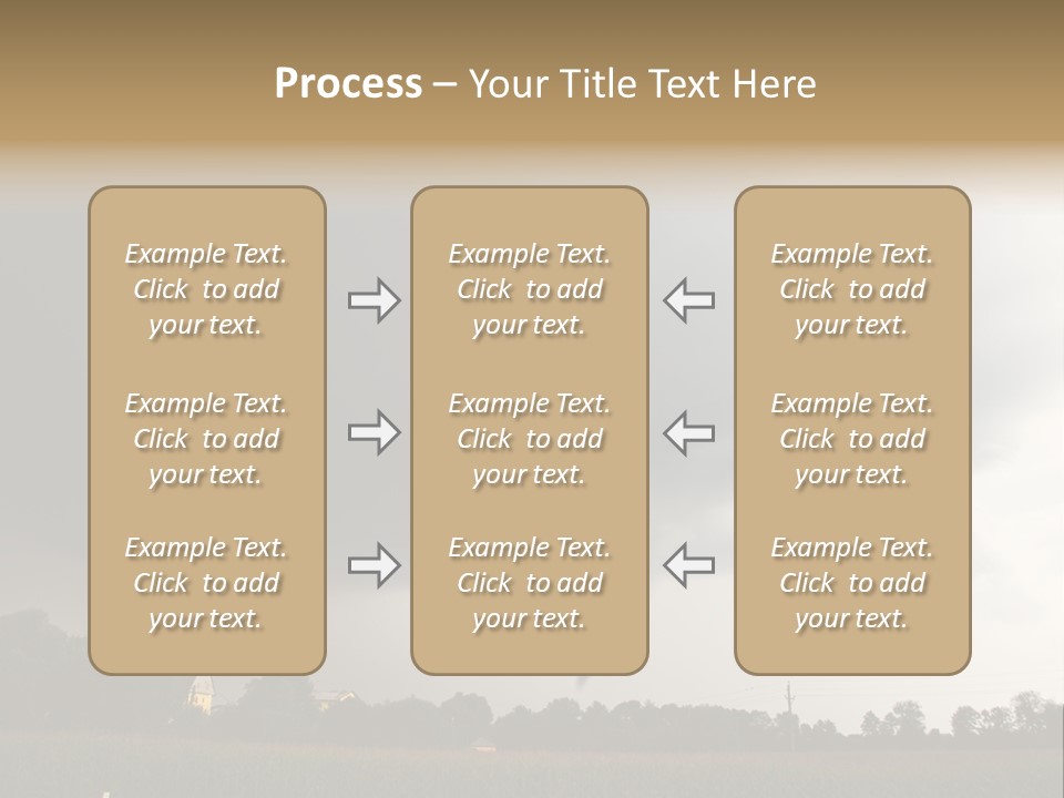 Rotation Environment Torrential Rain PowerPoint Template