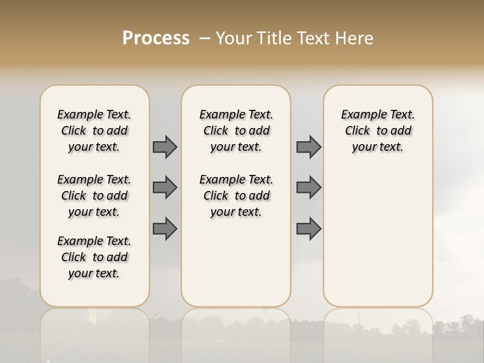 Rotation Environment Torrential Rain PowerPoint Template