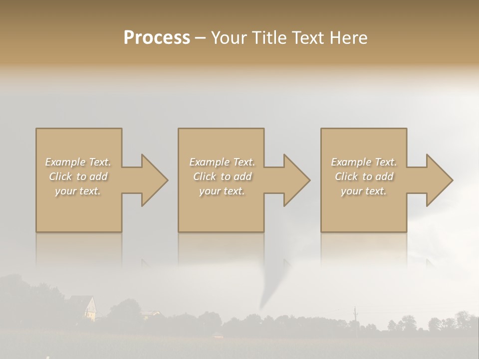 Rotation Environment Torrential Rain PowerPoint Template