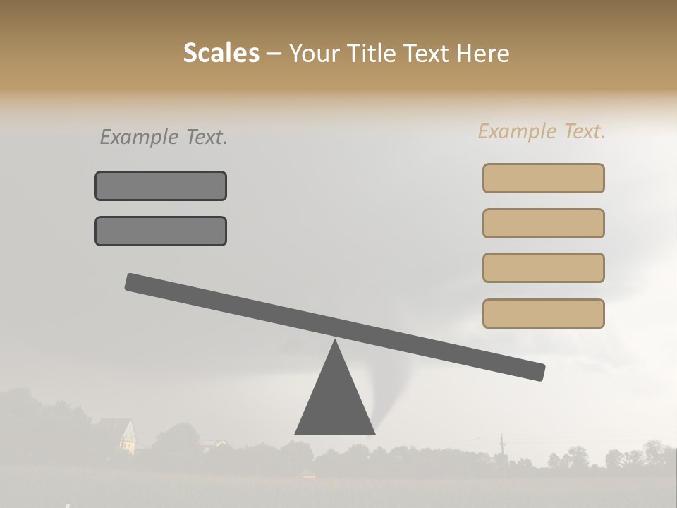 Rotation Environment Torrential Rain PowerPoint Template