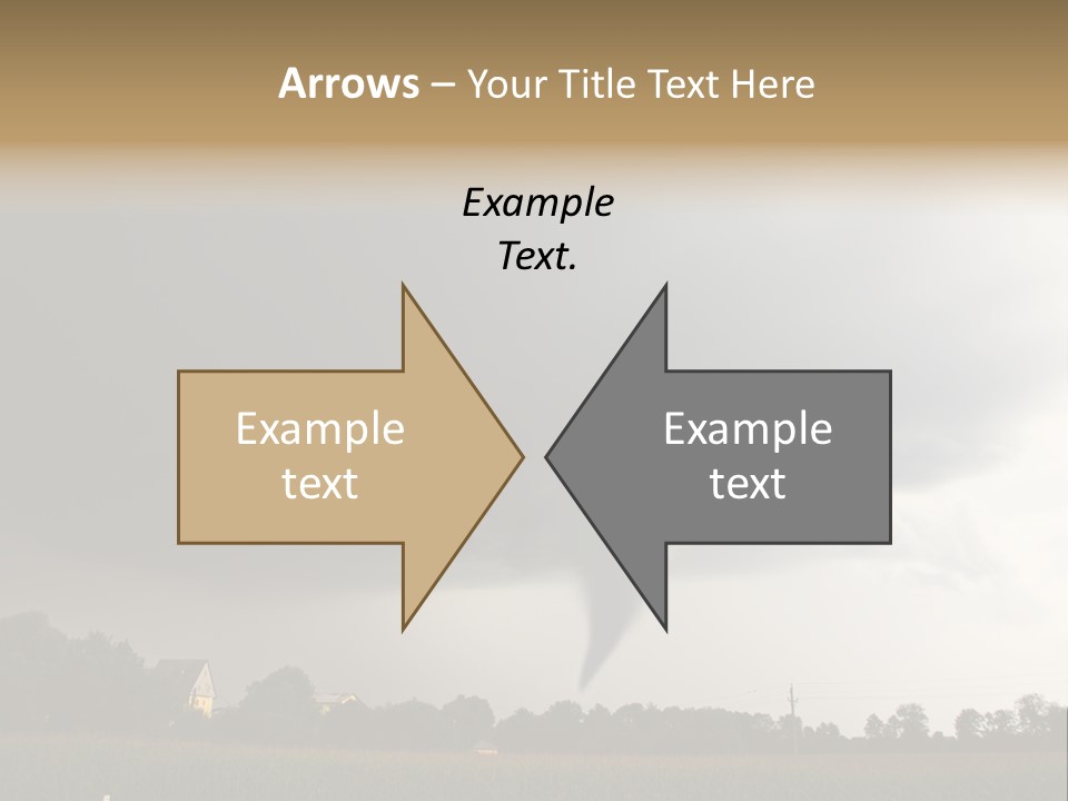 Rotation Environment Torrential Rain PowerPoint Template