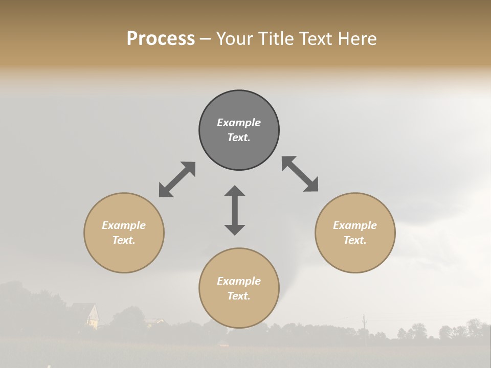 Rotation Environment Torrential Rain PowerPoint Template