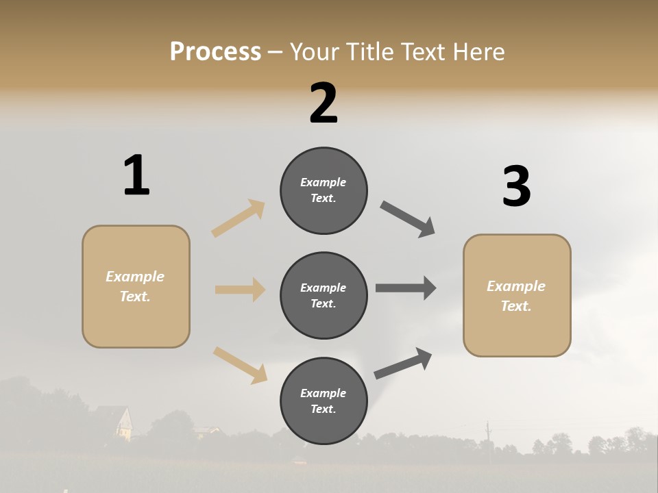 Rotation Environment Torrential Rain PowerPoint Template