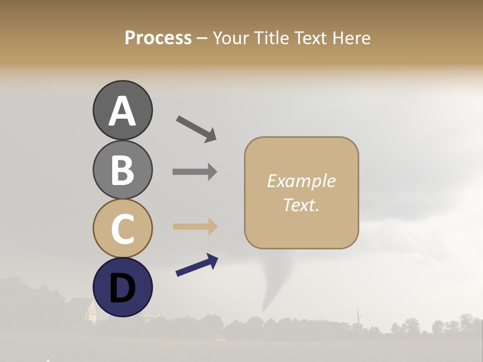 Rotation Environment Torrential Rain PowerPoint Template