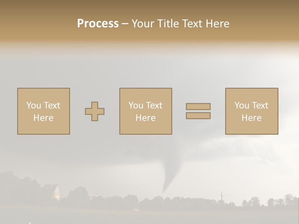 Rotation Environment Torrential Rain PowerPoint Template