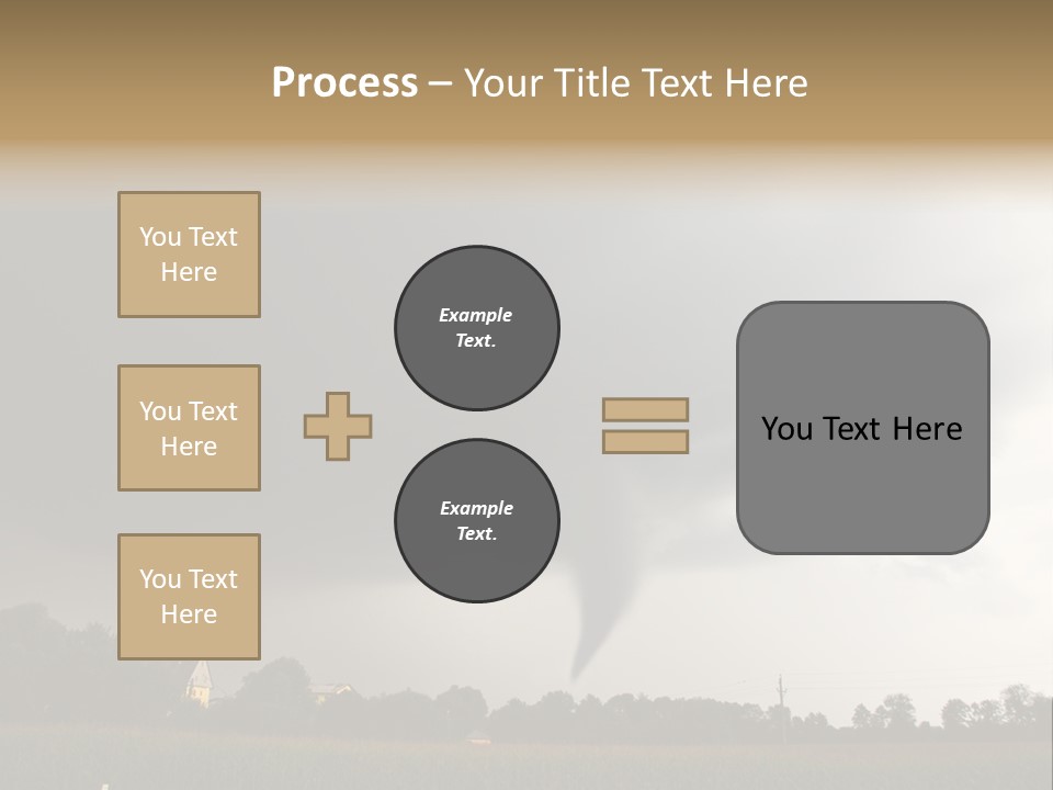 Rotation Environment Torrential Rain PowerPoint Template
