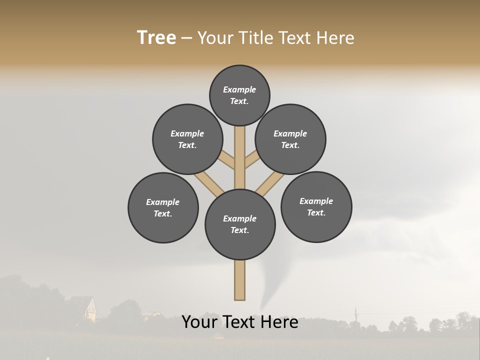 Rotation Environment Torrential Rain PowerPoint Template