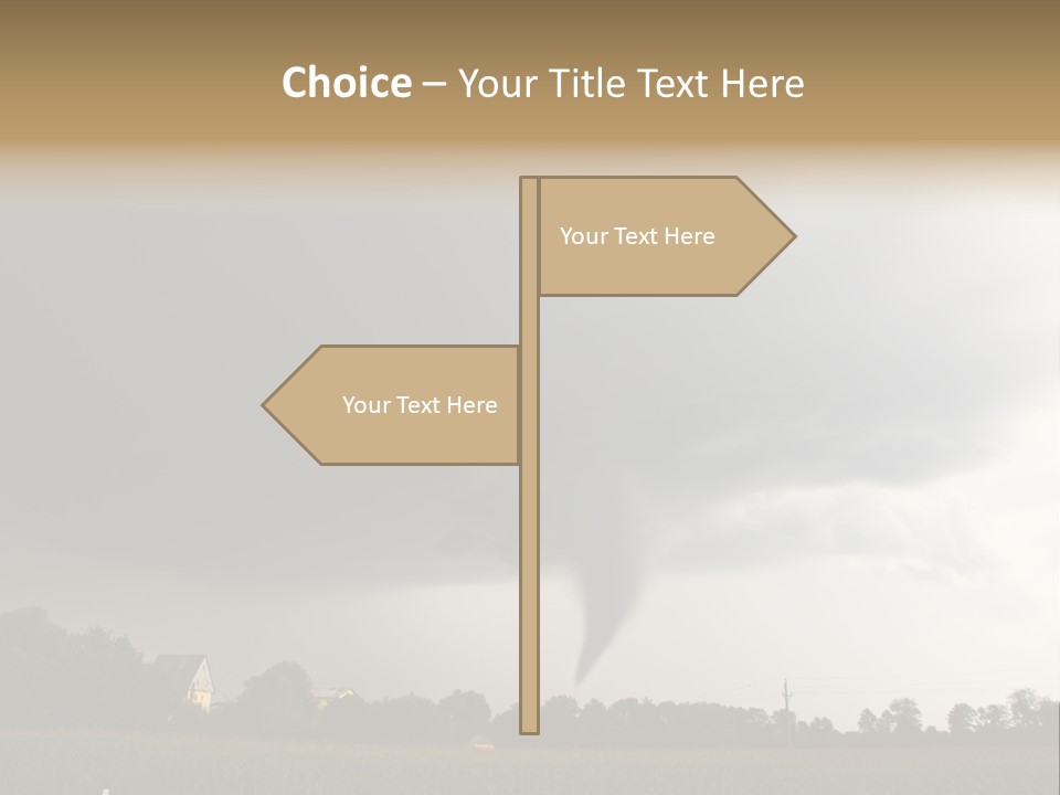 Rotation Environment Torrential Rain PowerPoint Template