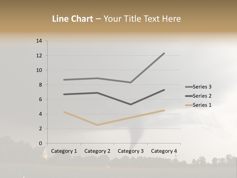 Rotation Environment Torrential Rain PowerPoint Template