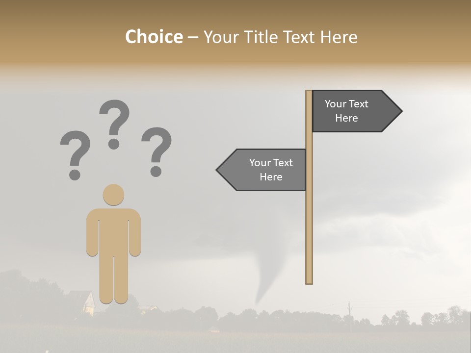 Rotation Environment Torrential Rain PowerPoint Template