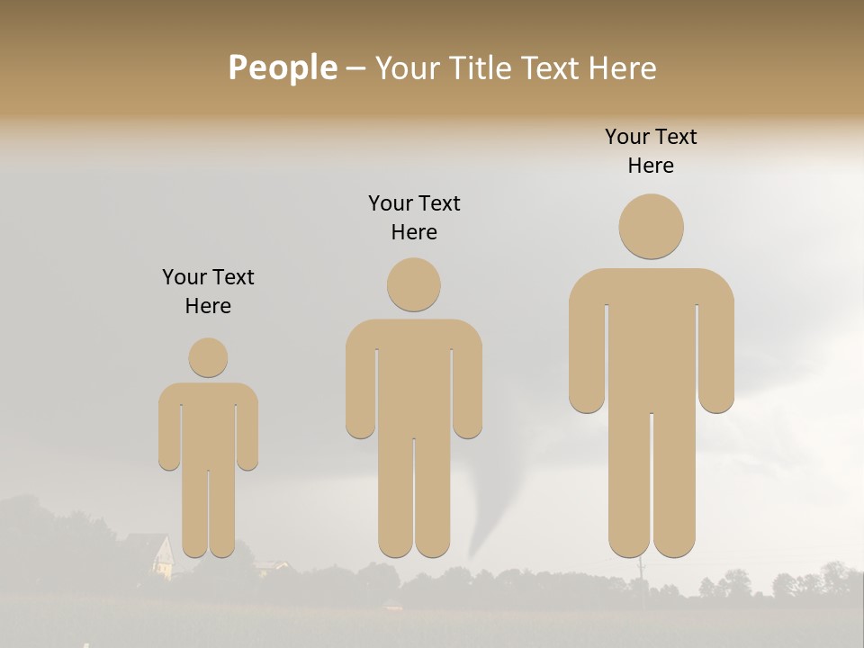 Rotation Environment Torrential Rain PowerPoint Template