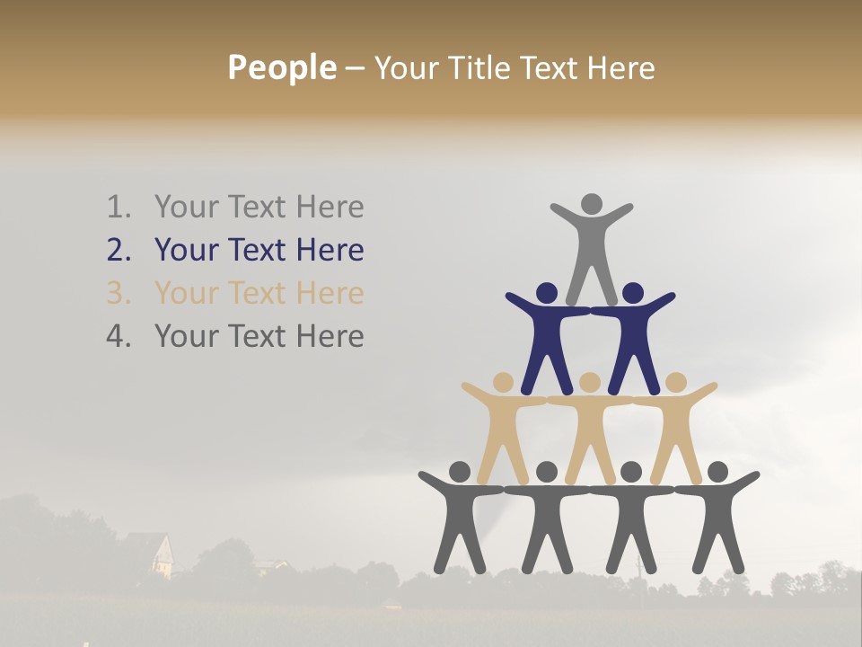 Rotation Environment Torrential Rain PowerPoint Template