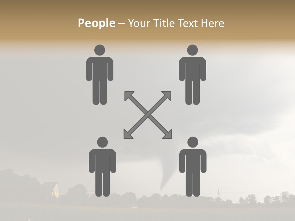 Rotation Environment Torrential Rain PowerPoint Template