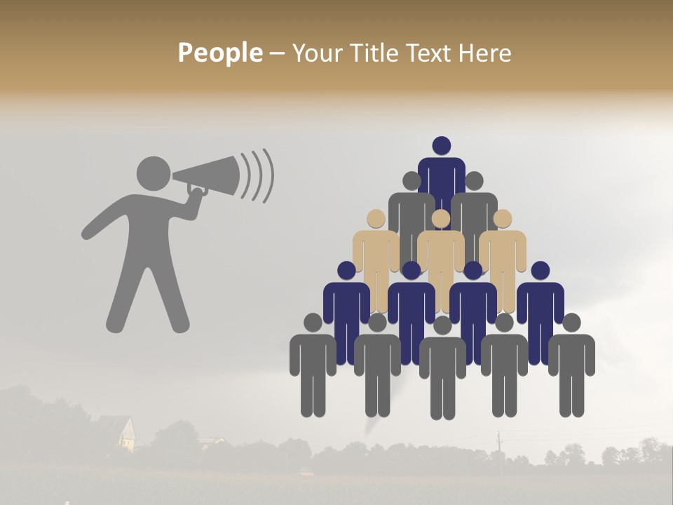 Rotation Environment Torrential Rain PowerPoint Template