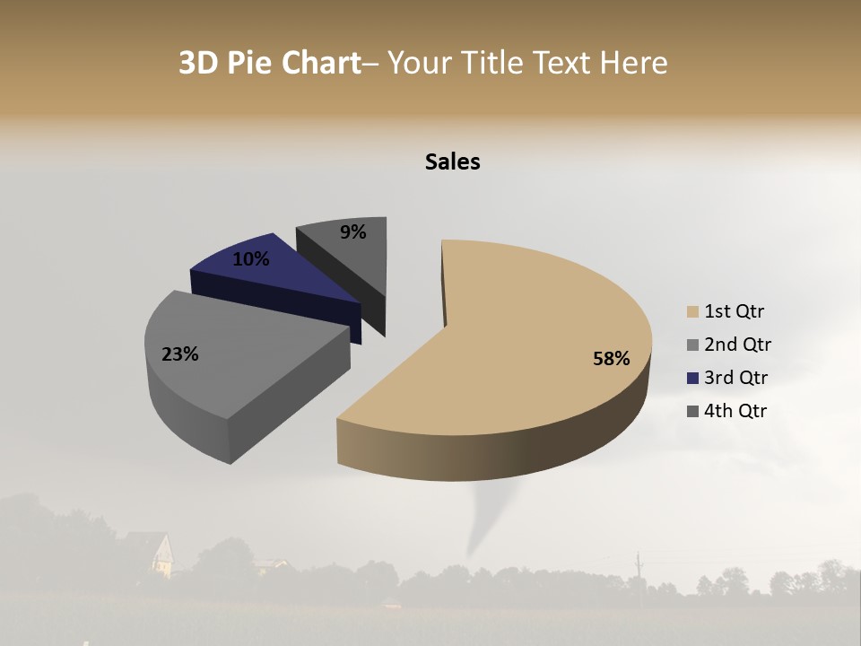 Rotation Environment Torrential Rain PowerPoint Template