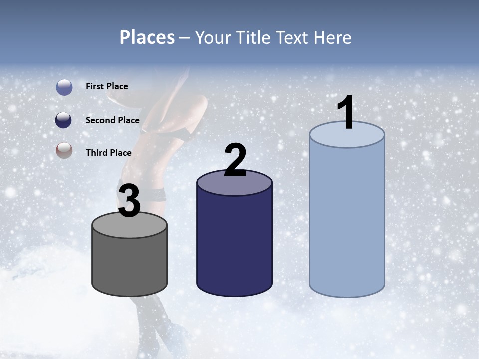 Bikini Blue Night PowerPoint Template