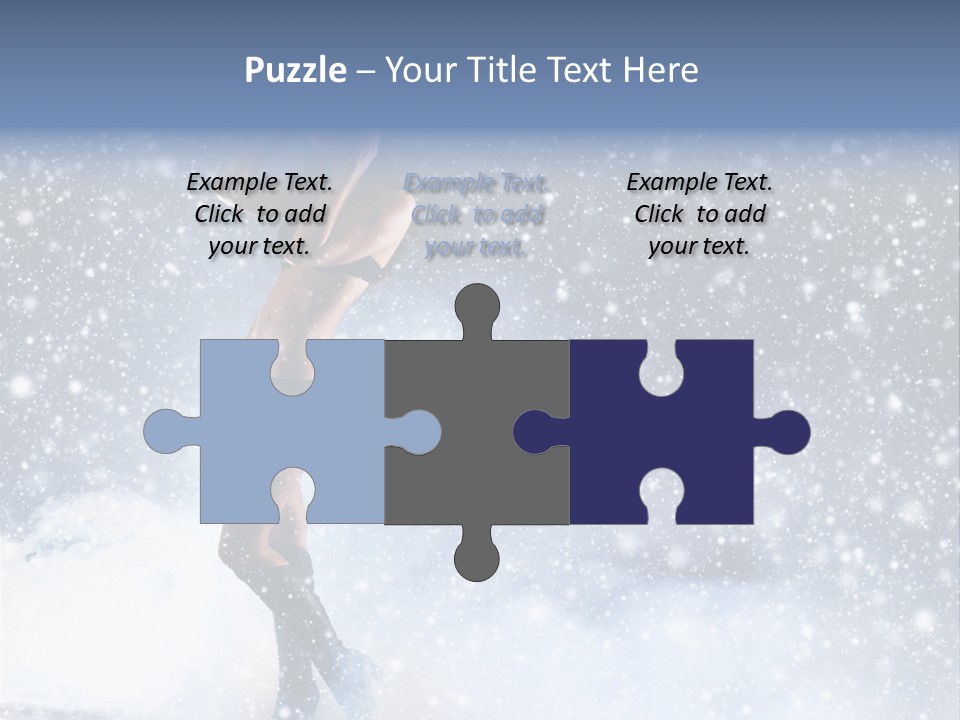 Bikini Blue Night PowerPoint Template