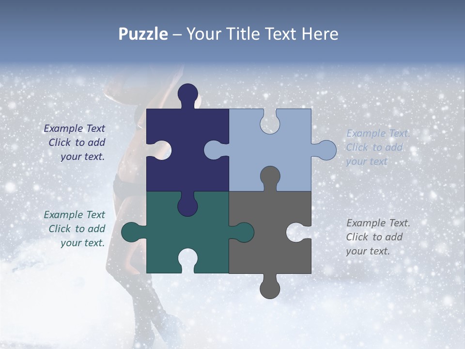 Bikini Blue Night PowerPoint Template