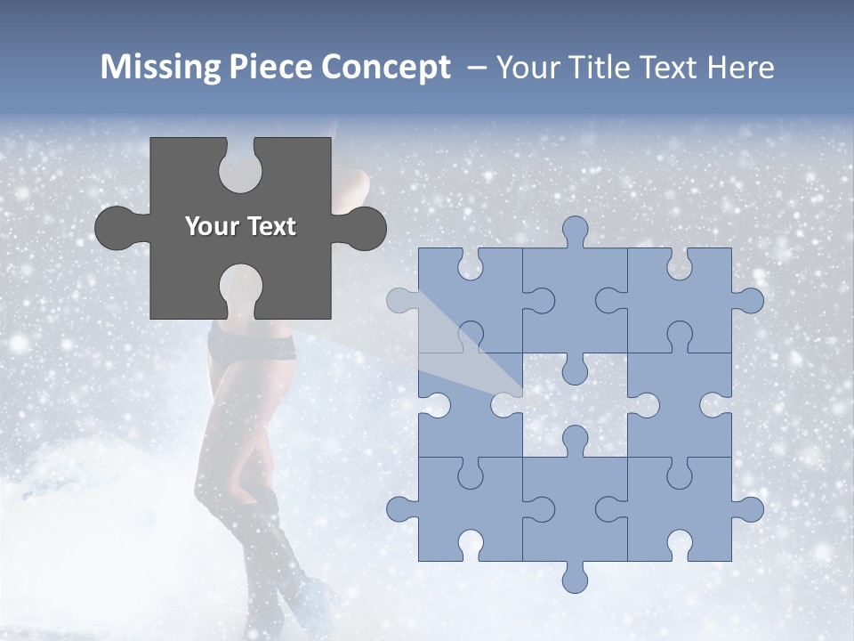 Bikini Blue Night PowerPoint Template