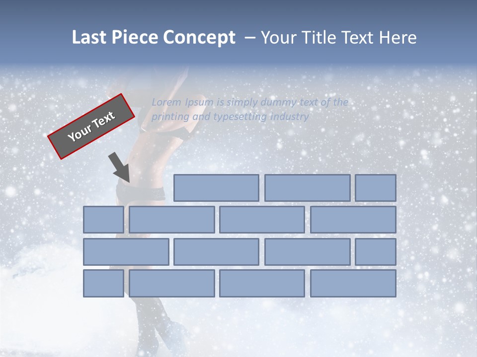 Bikini Blue Night PowerPoint Template