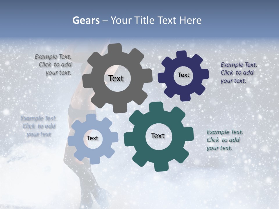 Bikini Blue Night PowerPoint Template