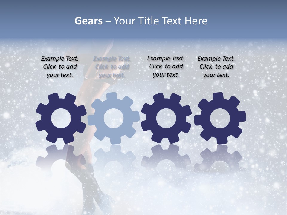 Bikini Blue Night PowerPoint Template