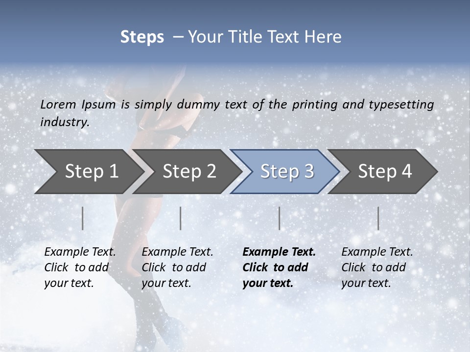 Bikini Blue Night PowerPoint Template