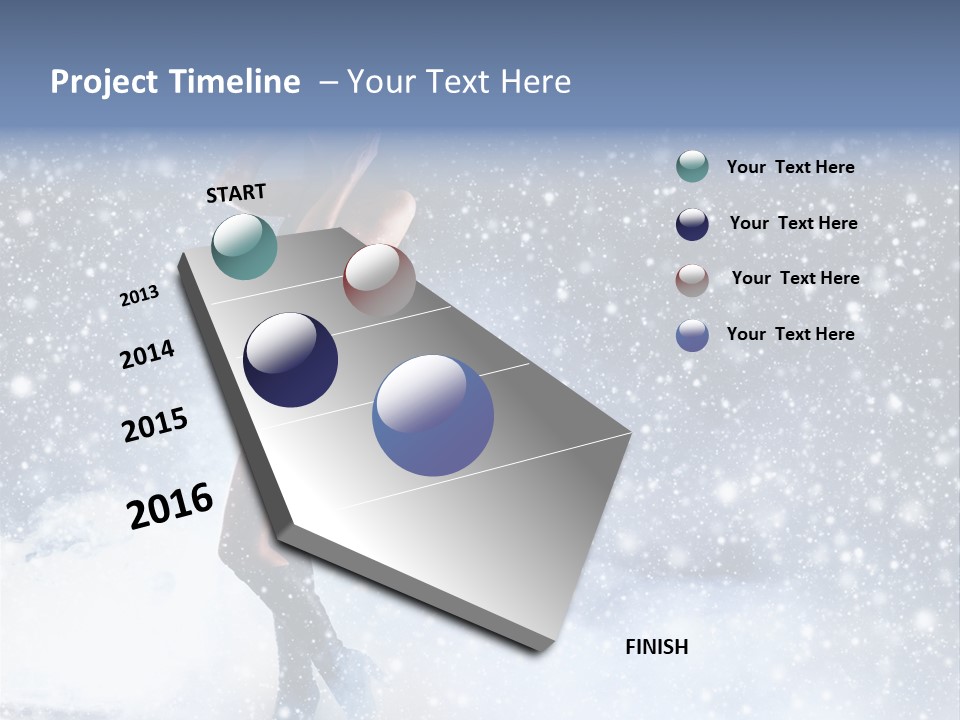 Bikini Blue Night PowerPoint Template