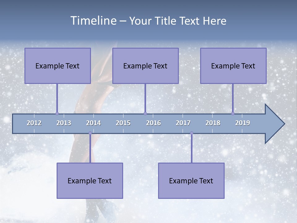 Bikini Blue Night PowerPoint Template